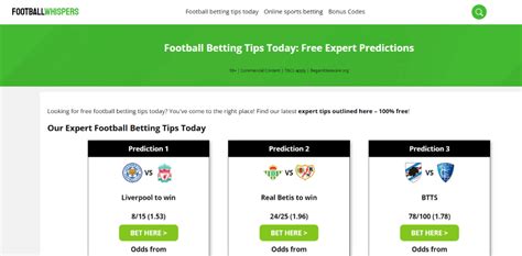 football whispers prediction today|Football Whispers .